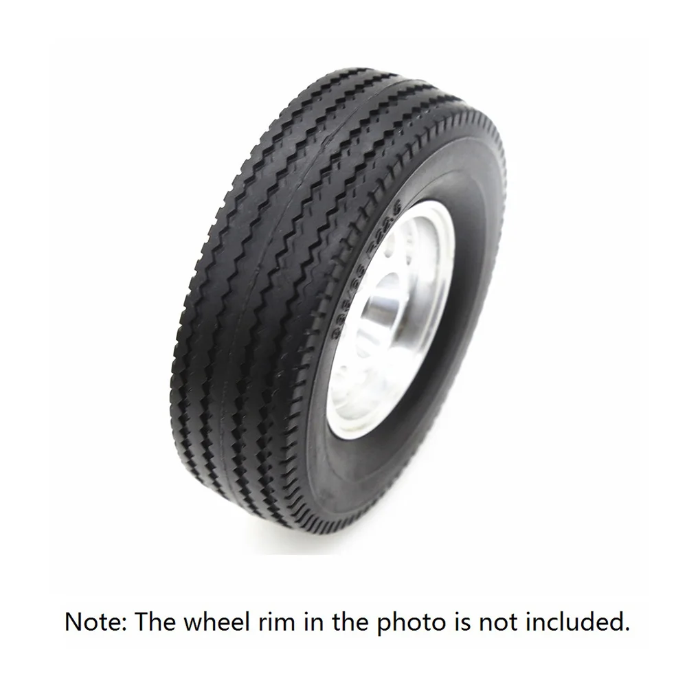 4Pcs Rubber Tire Tyre 28mm Width for 1/14 RC Truck Tipper Man Actros R620 R470 Trailer Parts