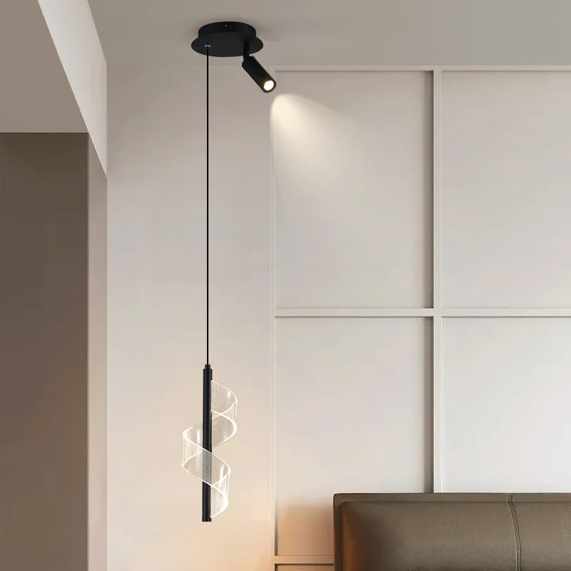 Imagem -04 - Nórdico Led Pendant Light Pendurado Lâmpada para Quarto Living Sala de Jantar Corredor Estudo Teto Interior Decoração do Lar Lustre