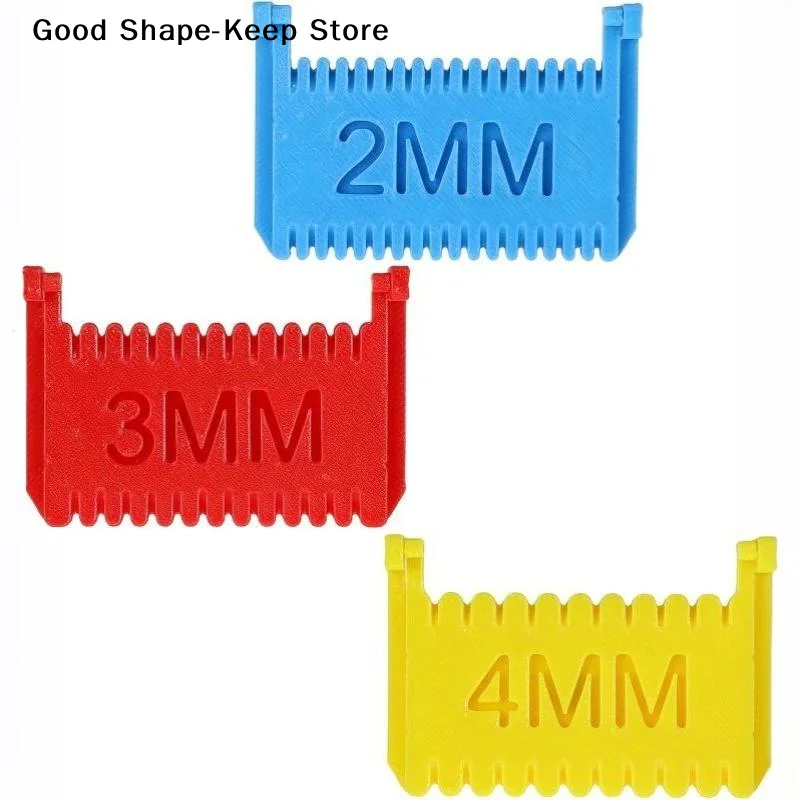 daily3Pcs Sewing Seam Gauges Set Wear-resistant Plastic Measuring Tool for DIY Quilting Crafting Custom Clothing Making
