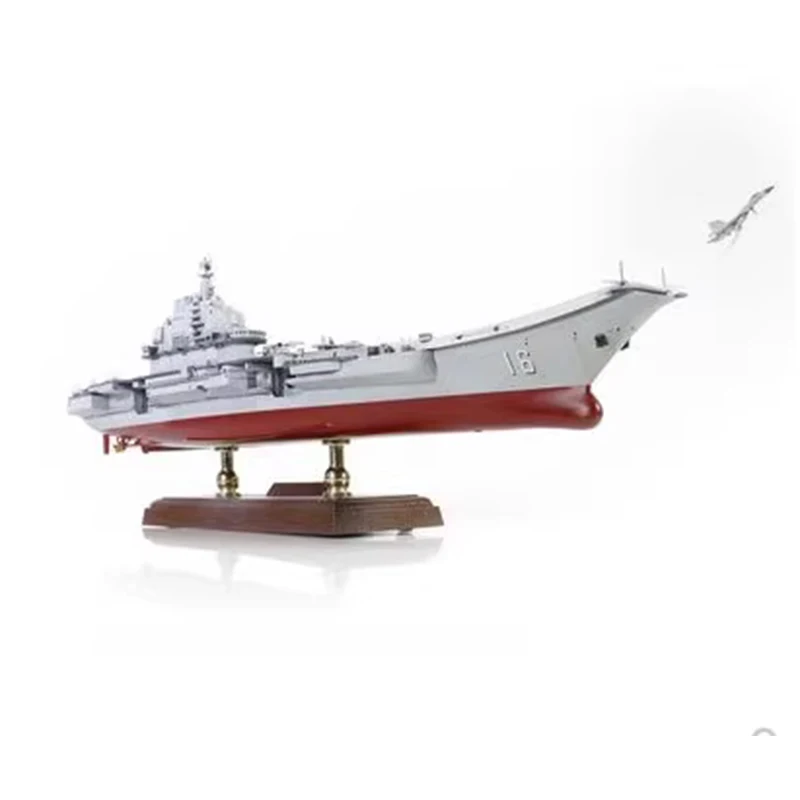 Metal Ship Model Aircraft Carrier Finished Product 1/700 Liaoning Aircraft Carrier Simulation Deluxe Version Ship Model Toy Gift