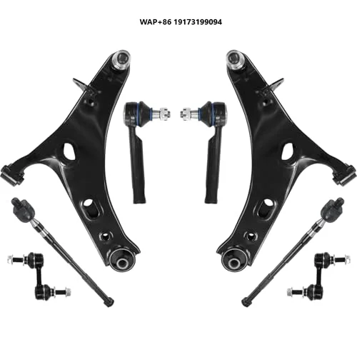 

8pcs Front Lower Control Arm with Ball Joint Sway Bar Link Inner Outer Tie Rod for-Subaru Forester 2014-2018 AWD