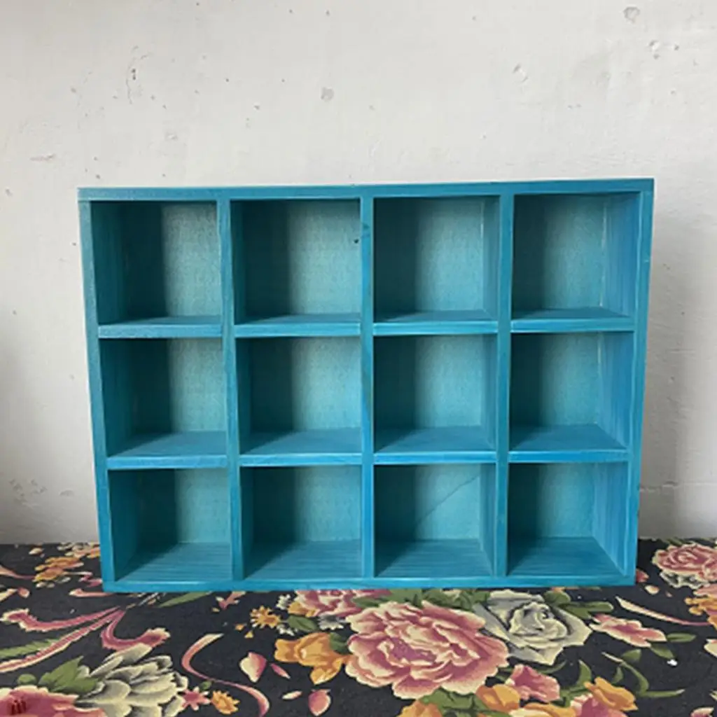 

16 сеток, деревянная настенная полка для шкафа, кубическая полка для дома, кухни, органайзер для белья, стеллаж для спальни, полка для сбора коробок, кубическая