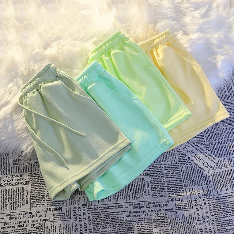 【6919Positive】Summer Thin Casual Sports Shorts Women Petite Home Sleep Shorts Outdoor Versatile Hot PantsinsTrendy