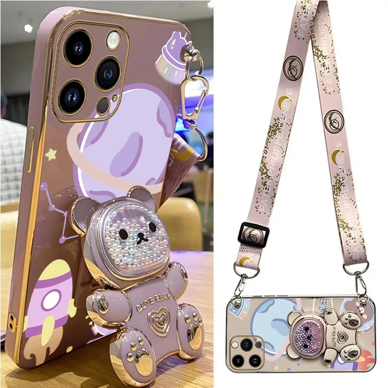 جراب حامل حبل تحمل لهاتف iPhone ، 14 ، 15 ، 11 ، 12 ، 13 Pro Max ، Mini ، 8 ، 7 ، 6 S Plus ، X ، Xr ، Xs Max ، Crossbody ، جراب بحامل وحزام
