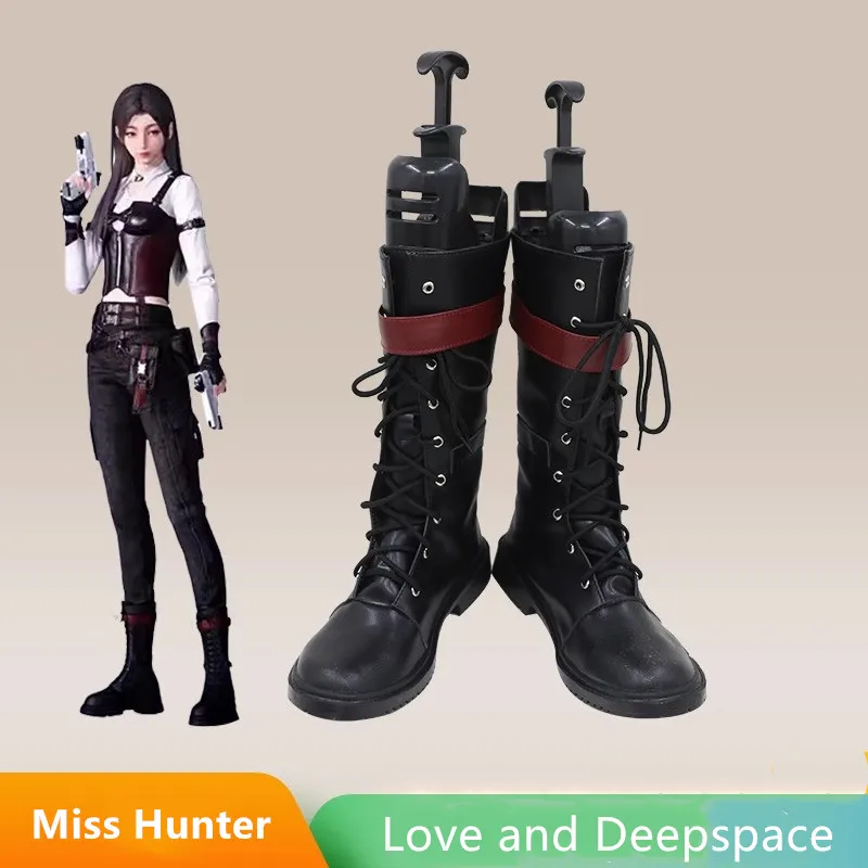 

Игры Love and Deepspace Miss Hunter Обувь для косплея Желтые костюмированные ботинки Кожаные ботинки ручной работы из искусственной кожи