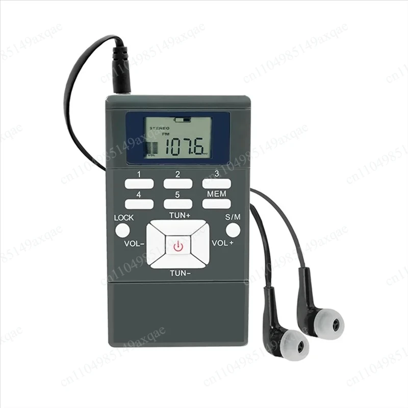 B18B PR13 Radio FM Stereo DSP Portable Receiver Mini PR13 Radio FM Stereo DSP Receiver Forguiding Church Conference Training