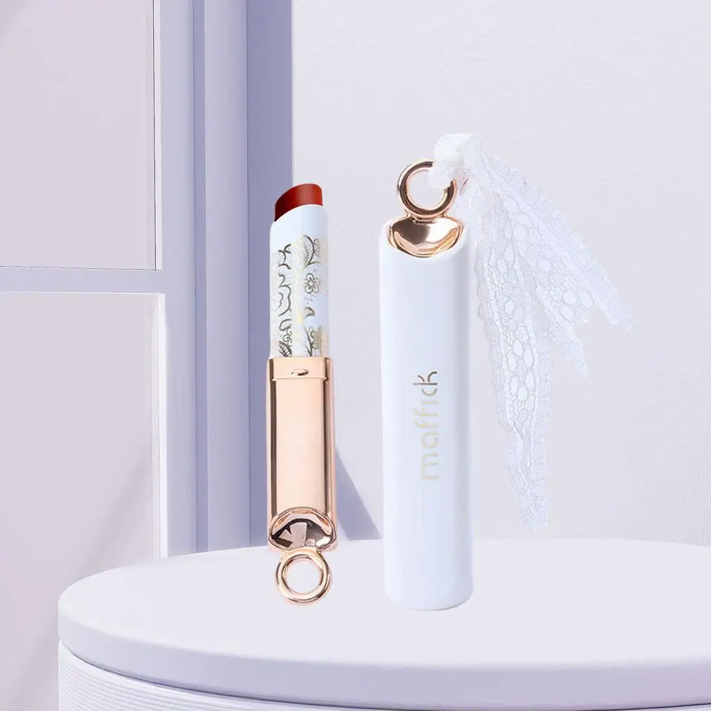 Pigmentiertes samtmattes Lippenstift-Set, wasserfest, leicht zu färbender Lipgloss für Mädchen, Damen, Party, Hochzeit, Make-up