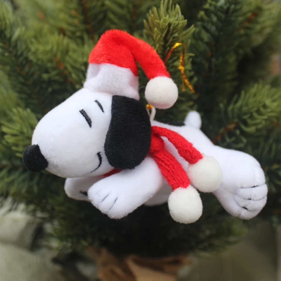 1 قطعة 10 سنتيمتر الفول السوداني عيد الميلاد سنوبي أفخم قلادة اللعب هدية عيد الميلاد اللعب شجرة عيد الميلاد زخرفة اللعب #5