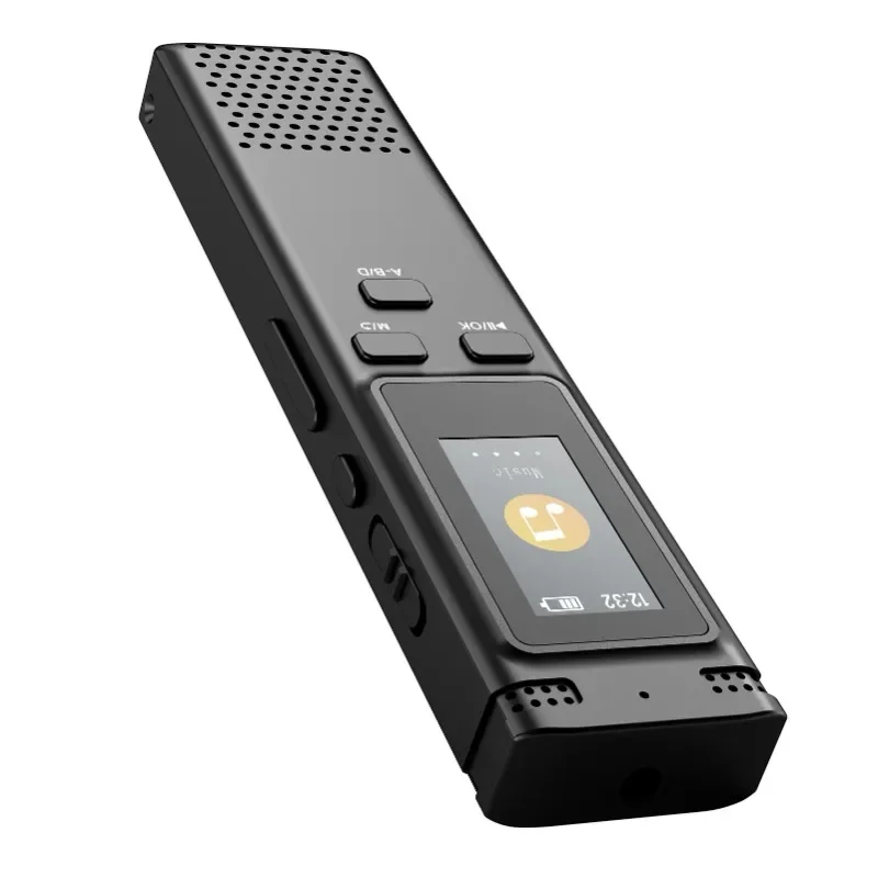 64GB/16GB/8GB Digital Voice Recorder Voice Activated Audio Recording Noise Reduction with Playback MP3 Music Player 288hrs Good