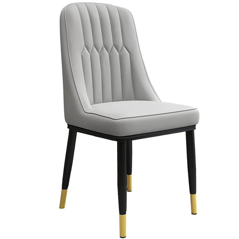 Chaise en cuir minimaliste moderne, chaise de bureau cosmétique, fauteuil rouge net, chaise de café, chaise de salle à manger italienne nordique, maison