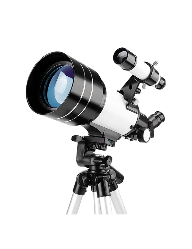Large-Diameter High-Power High-Definition 70mm Objective Lens Autofocus LED Illumination Astronomical Telescope for Stars Land