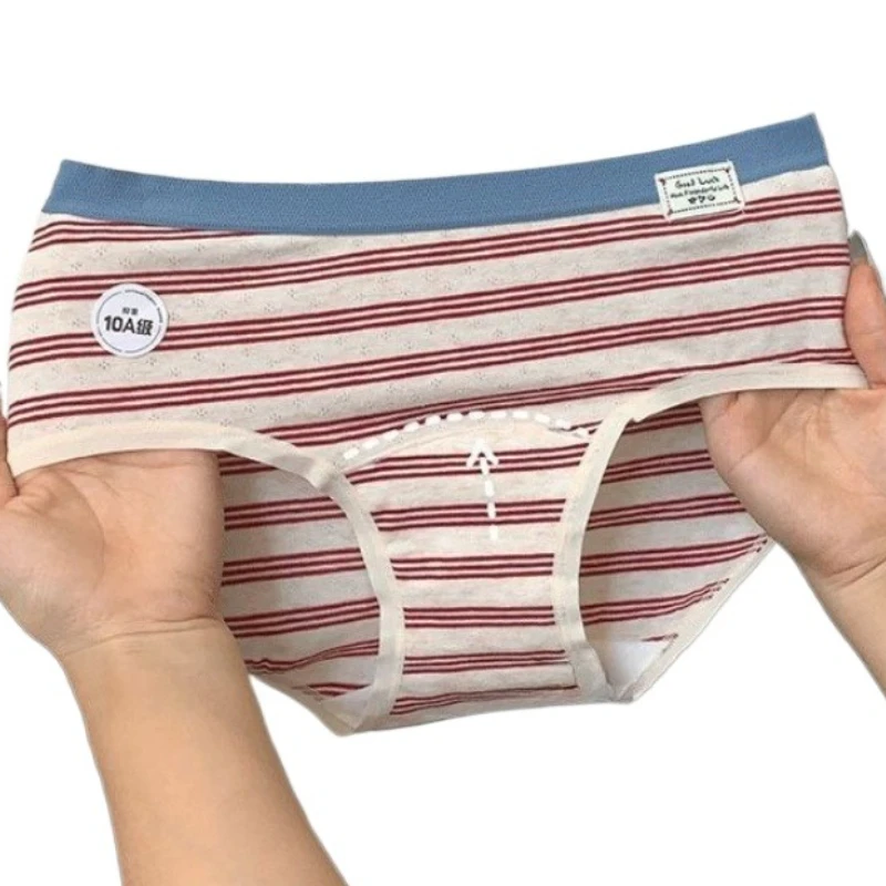 

Panties Girls Pure Cotton 2025 New 10A Cotton Antibacterial Crotch Womens Summer Thin Women's Briefs Summer Antibacterial Beauty