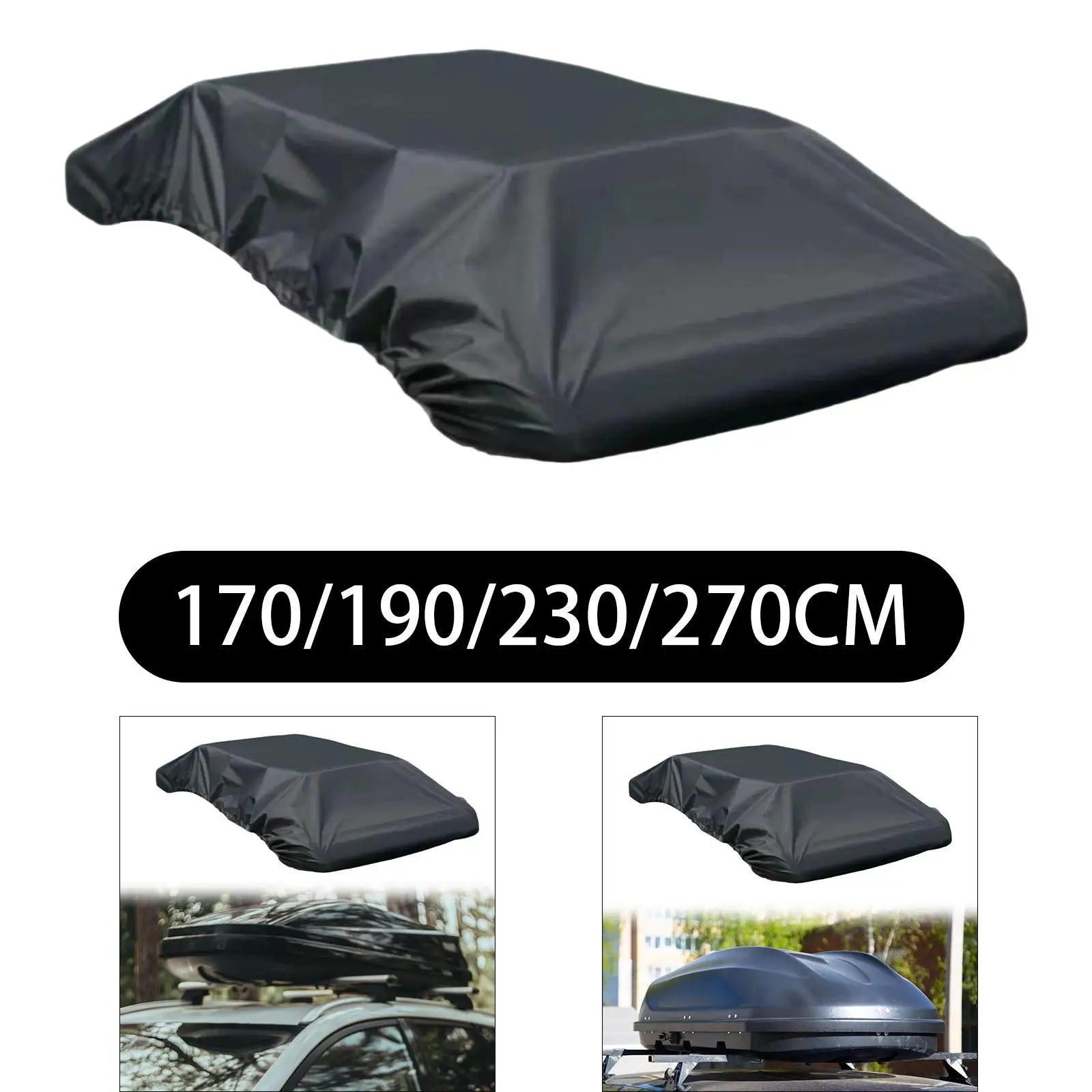 Car Roof Rack Cover Rooftop Cargo Cover Travel Accessories Sun Protection Easy to Install Waterproof Dustproof Luggage Protector