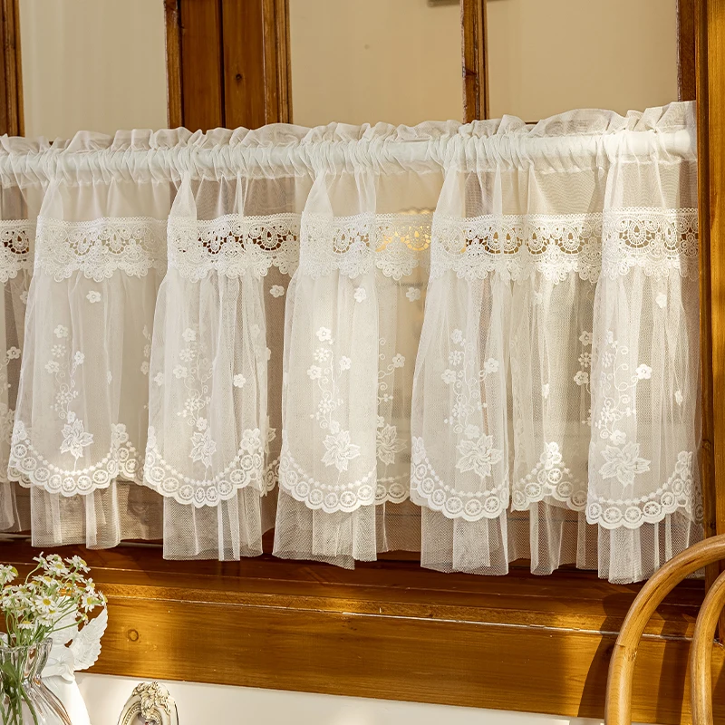 White Lace Short Cu…