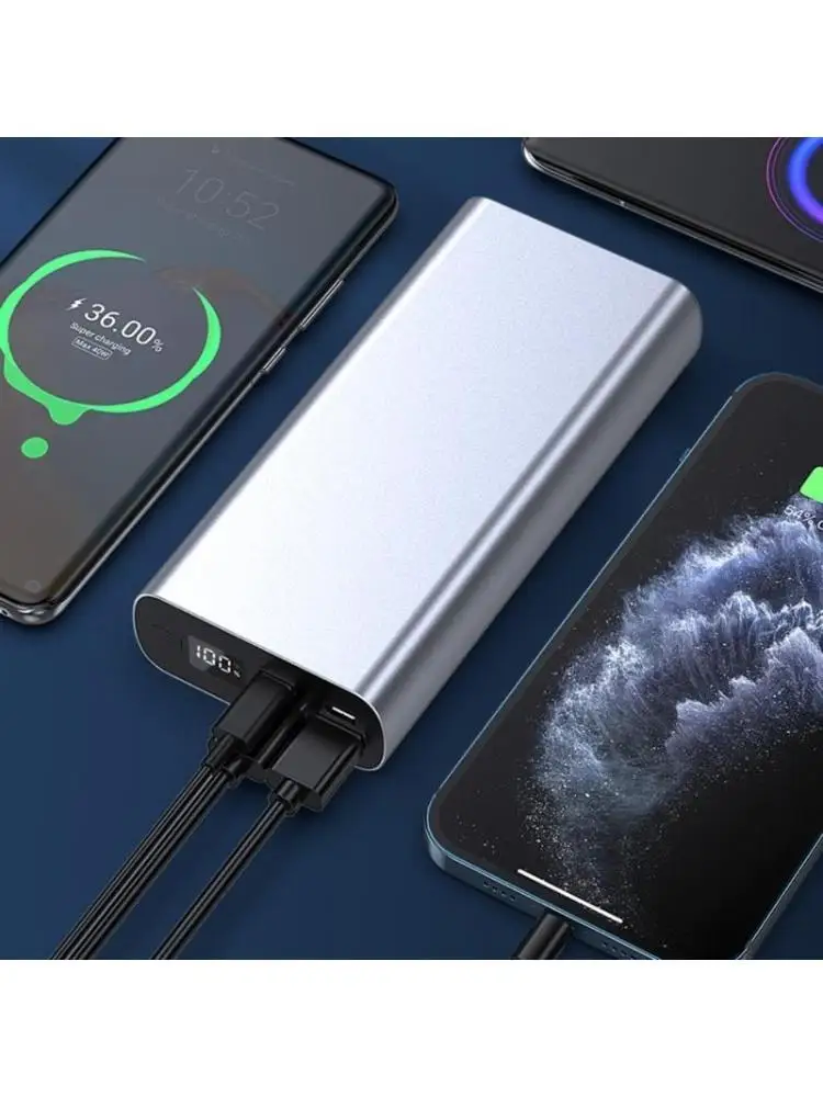 

652F 1260110 Polymer Battery Charging Enclosure Box PD 22.5W Led Display Alloy Shell