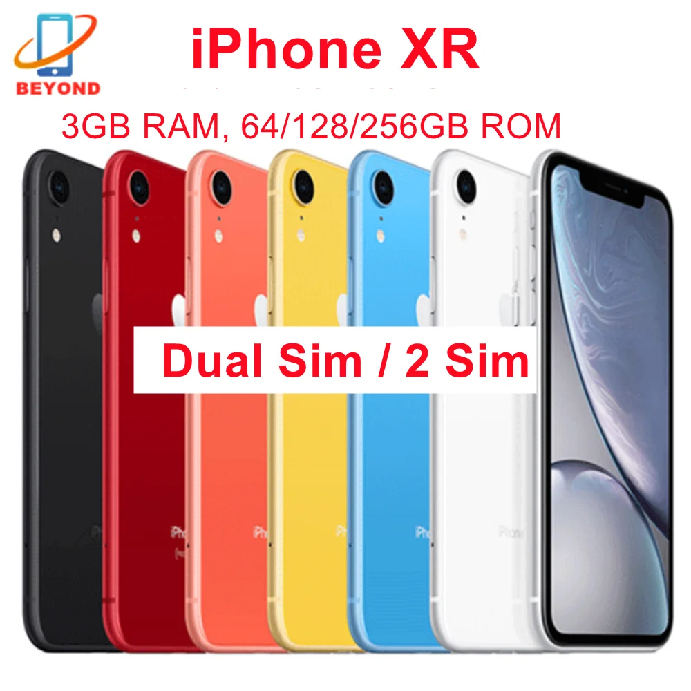 Apple iPhone XR Dual Sim 2 Sims A2107 A2108 6.1