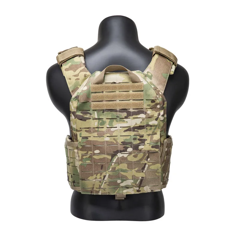 New Combat Vest 6094 Quick Detachable Light Laser Cut Tactical Vest Black Gear To Carry Tactical Equipment Molle Vest Airsoft