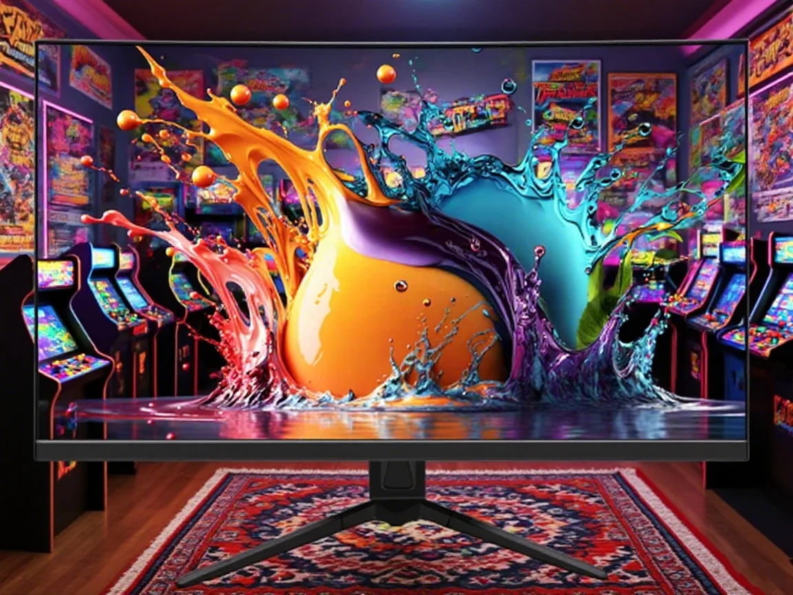 MEEGOPAD 27 Inch Ultra-Thin Desktop LED LCD Monitor 178° Wide Viewing Angle with 300cd/m ² VESA Installation