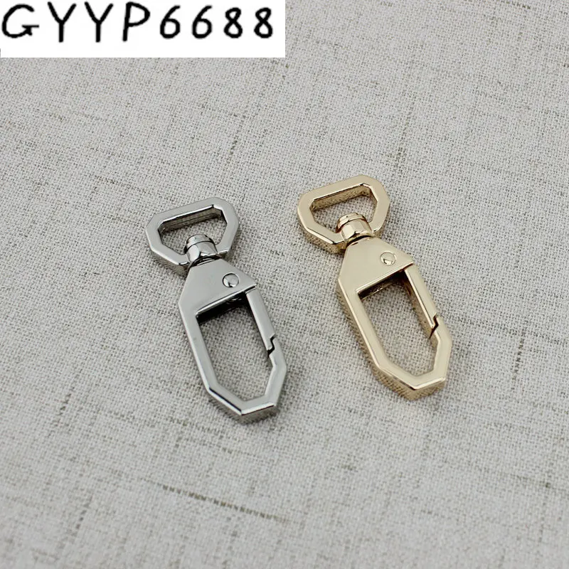 

10-30pcs 13-16-20mm practical trigger snap hooks Hardware Accessories metal handbags purses trigger snap purse hook Chrome