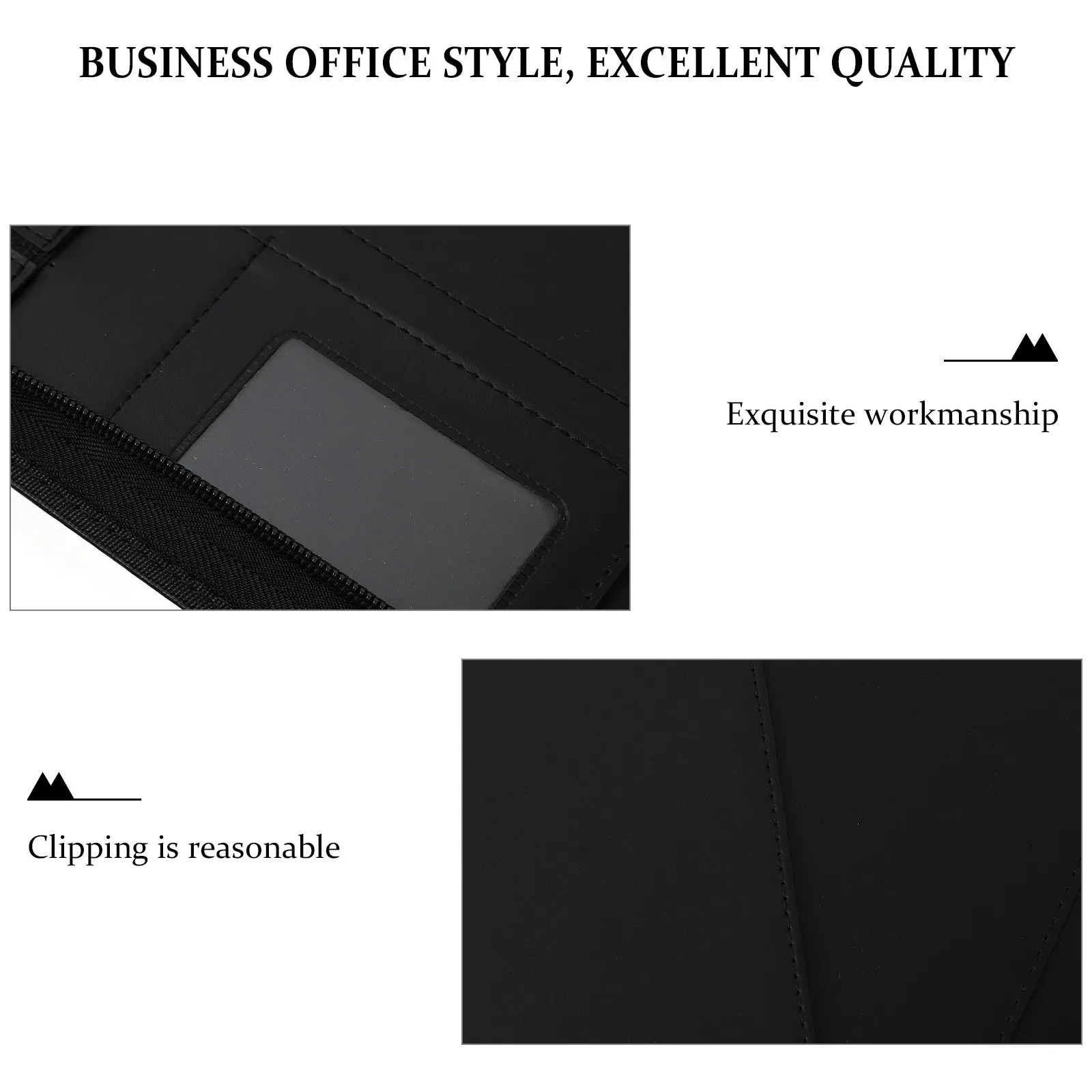 1Pcs Premium Business Document Folder A4 Paper File Organizer Practical Office Folder for Documents Notes Handouts