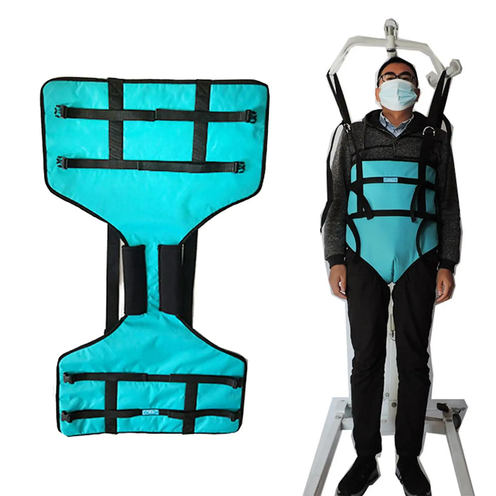 

Patient Assisted Walking Straps Belt Leg Exercise Rehabilitation Train Equipment