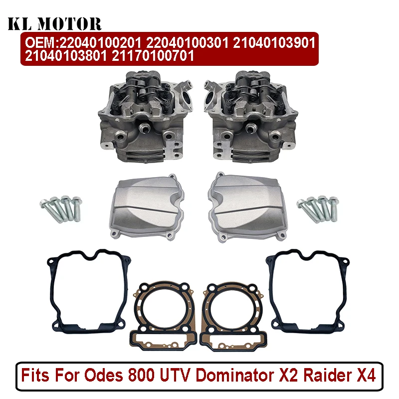 Complete Cylinder Head With Gasket &Cylinder Head Cover Assy For LIANGZI ODES 800 UTV Dominator X2 Raider X4 22040100201