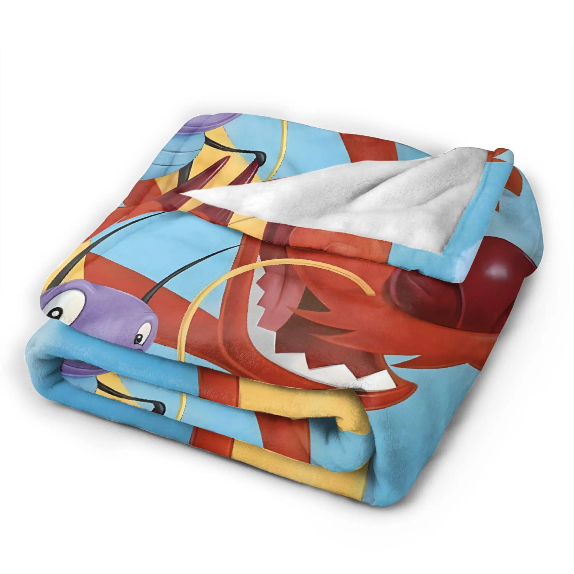 Mushu Blanket Quality Soft  Throw Blanket Winter Child Couch Bed Graphic Bedspread