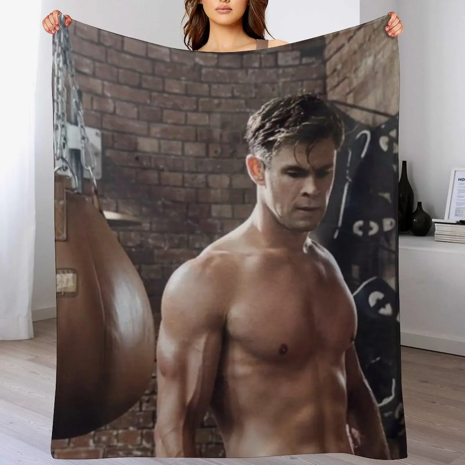 New Chris Hemsworth Throw Blanket Soft Big cosplay anime Thins Extra Large Throw Blankets