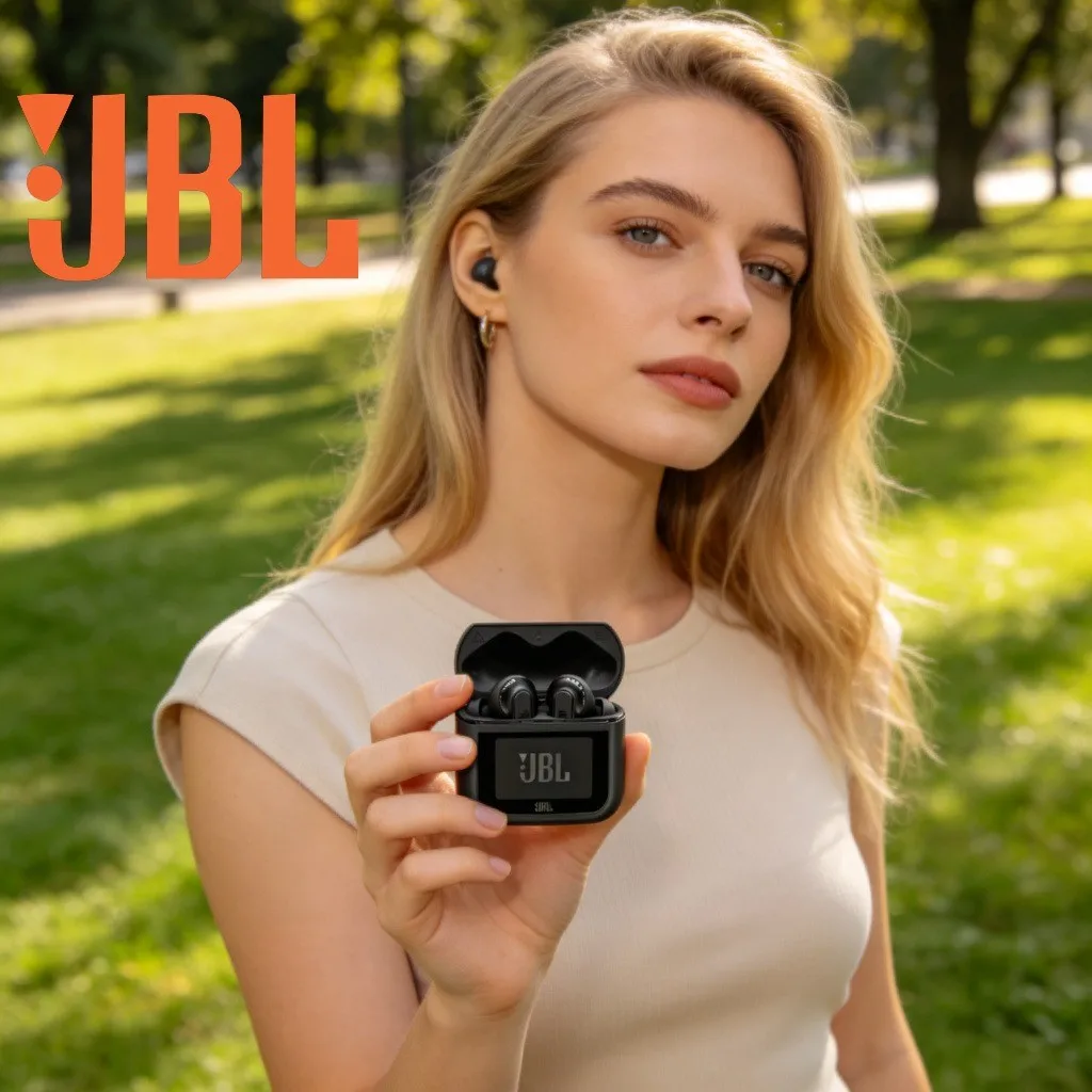 JBL Tour Pro3 3rd Gen TWS Bluetooth Headphones, ANC with LED Screen for Business and Music