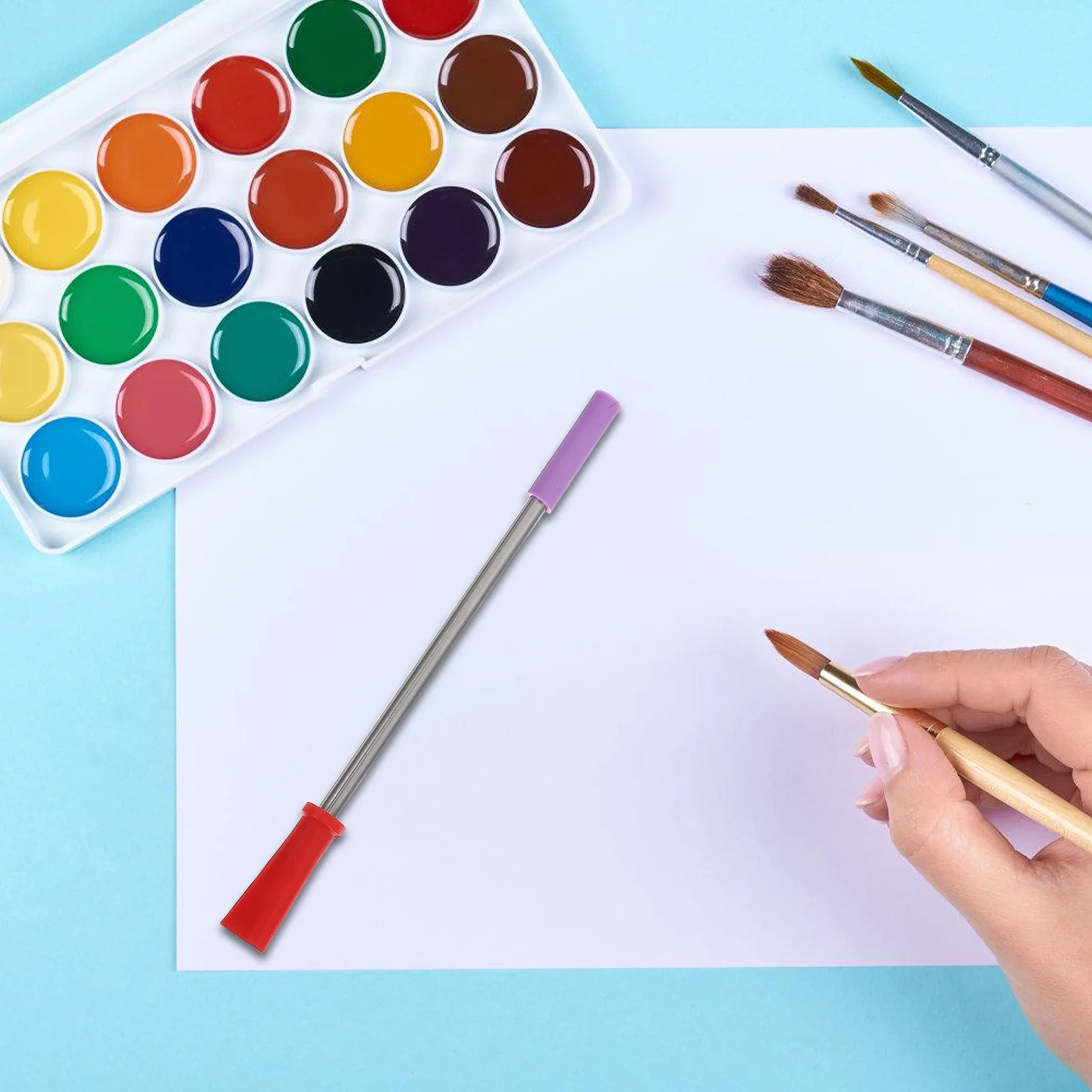 1Set Acrylic Paint Pouring Nozzles Kit Precision Control Reliable Material User Friendly Design Versatile Nozzle Options