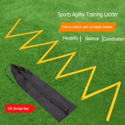 Escada De Agilidade Esportiva Ajustável, Treinamento De Velocidade De Futebol, Saltar, Fitness, Coordenação Corporal, Ferramentas De Treinamento, Futebol, Saltar