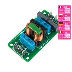 Nvarcher Power Filter Board Module EMI  AC Mains Purification HiFi Audio Noise Reduction Anti-interference 4A