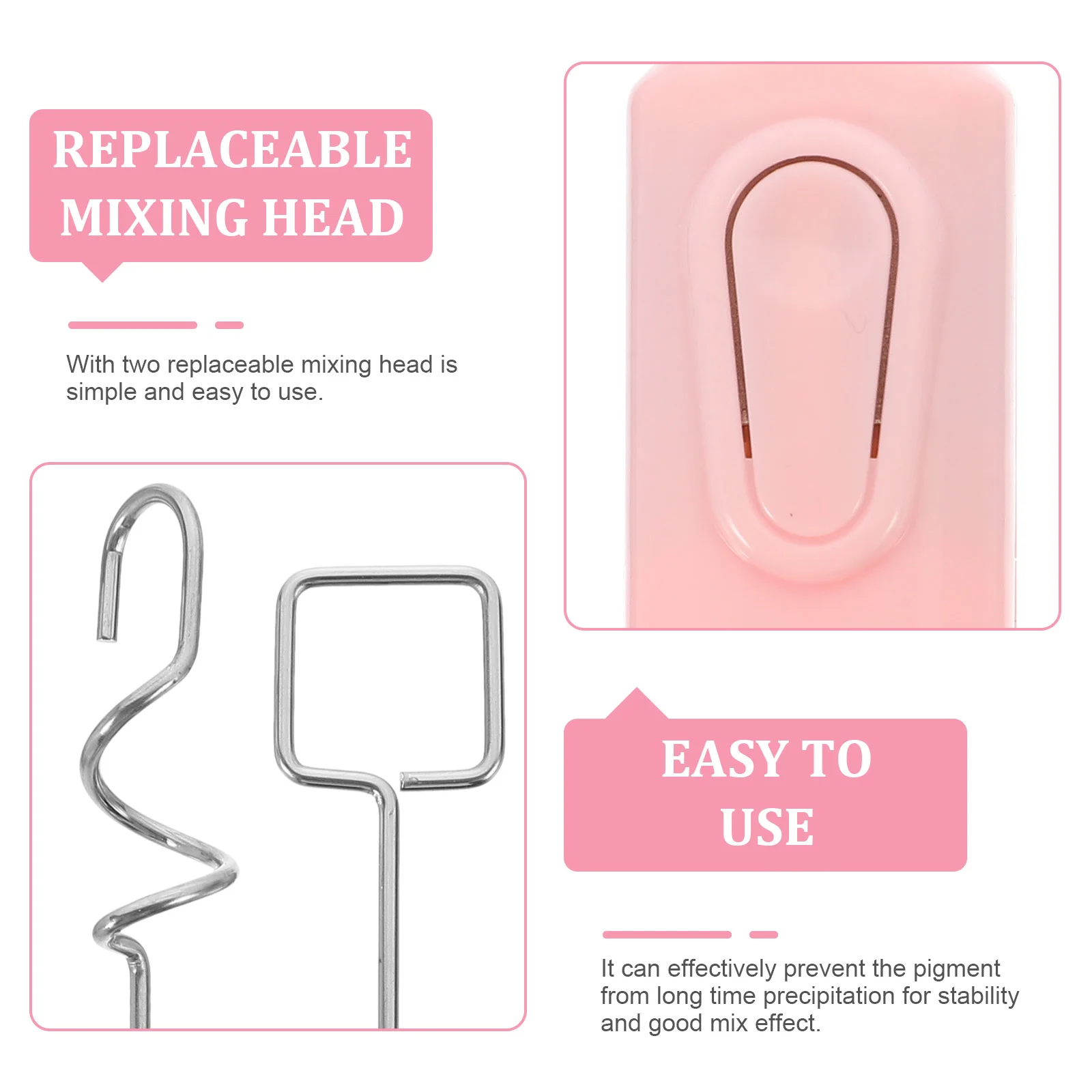 Mini Hand Epoxy Mixer Small Hand Mixer Makeup Liquid Mixer Makeup Kits Gouache Mixing Makeup Mixer