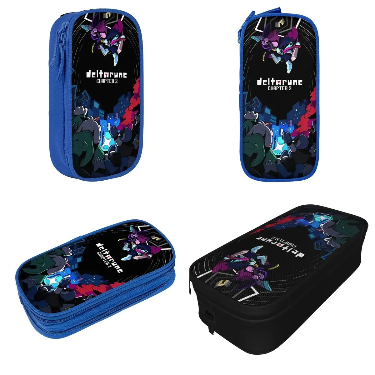 Deltarune Pencil Cases Fashion Role-Playing Pen Holder Bag Kids Big Capacity School Supplies Cosmetic Pencilcases