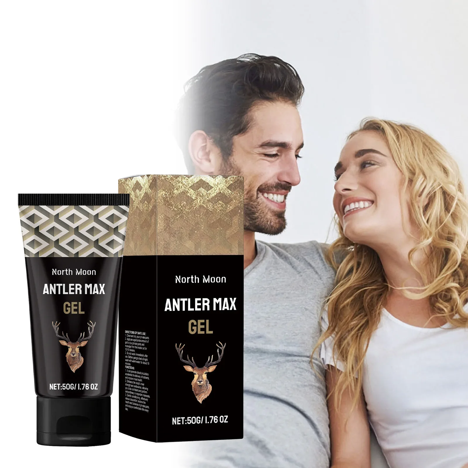 

Antler Max Gel Mens Body Oil Body Oil For Men