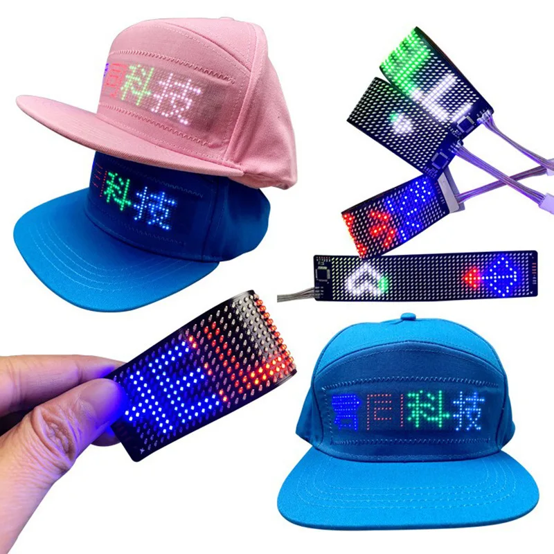 

LED flexible screen backpack screen hat screen vest chest patch small soft screen ultra-thin LED display screen