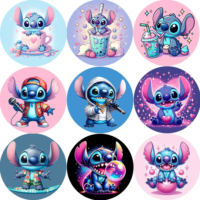 Gift Mobile Stand Holder Grip Folding Cellphone Tok Попсокет Disney Stitch Cute Phone Socket for Apple iphone 13 15 16 Pro Max