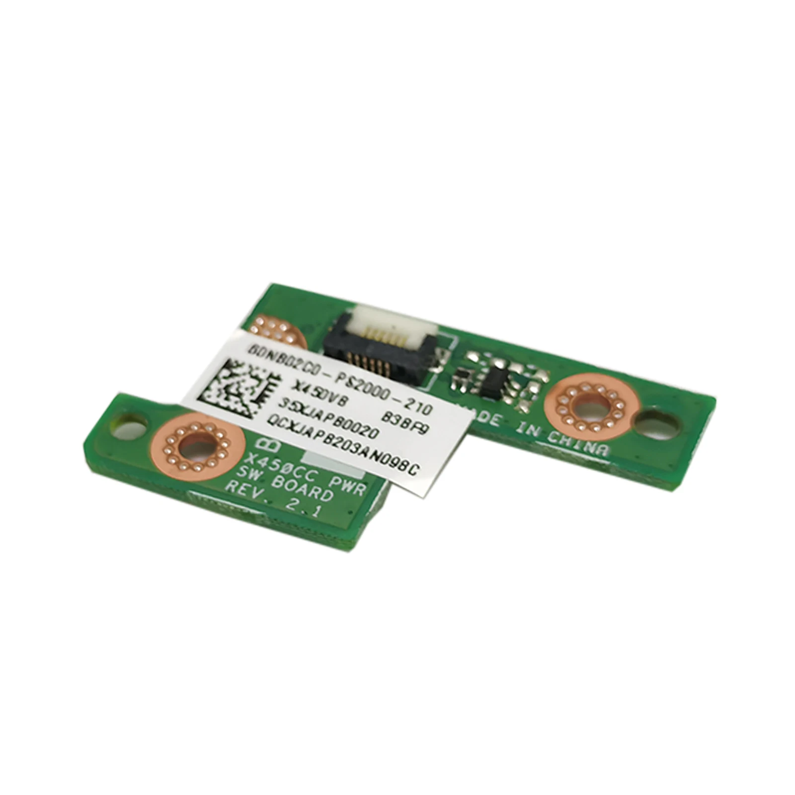 Carte de commutation de bouton d'alimentation, pour ASUS Xcape L XV50I Xcape I A450C X450C F102B X102B Xcape LD Xcape IU Ximport BA X450CC