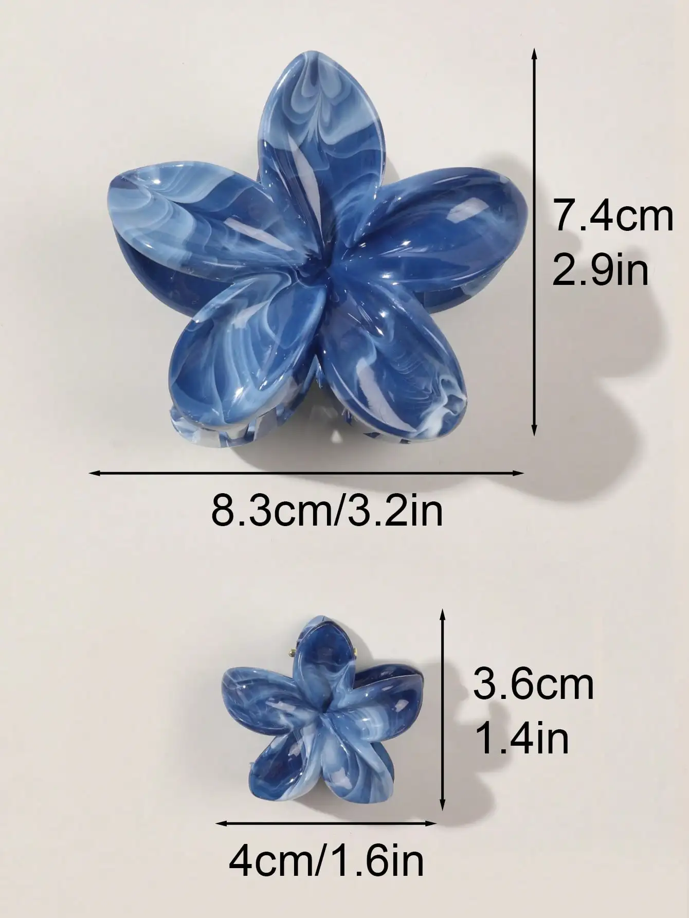 3 Stück rosa Blumen-Haarklammern, hawaiianische Hibiskus-Haifisch-Clip, niedliche modische Haar-Accessoires, Geschenke für Frauen und Mädchen – Detail 19