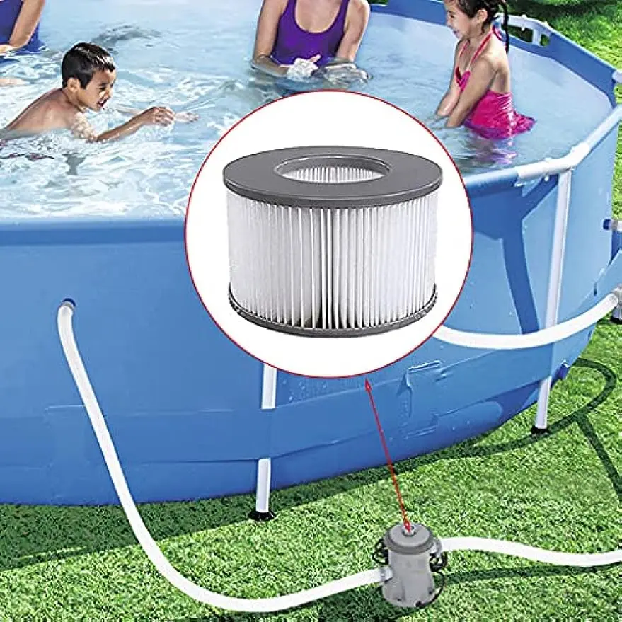 Inflatable Swimming Pool Hot Tub Filter Cartridge Pump Enhanced Replacement Accessories Compatible with MSpa Hot Tub Filter