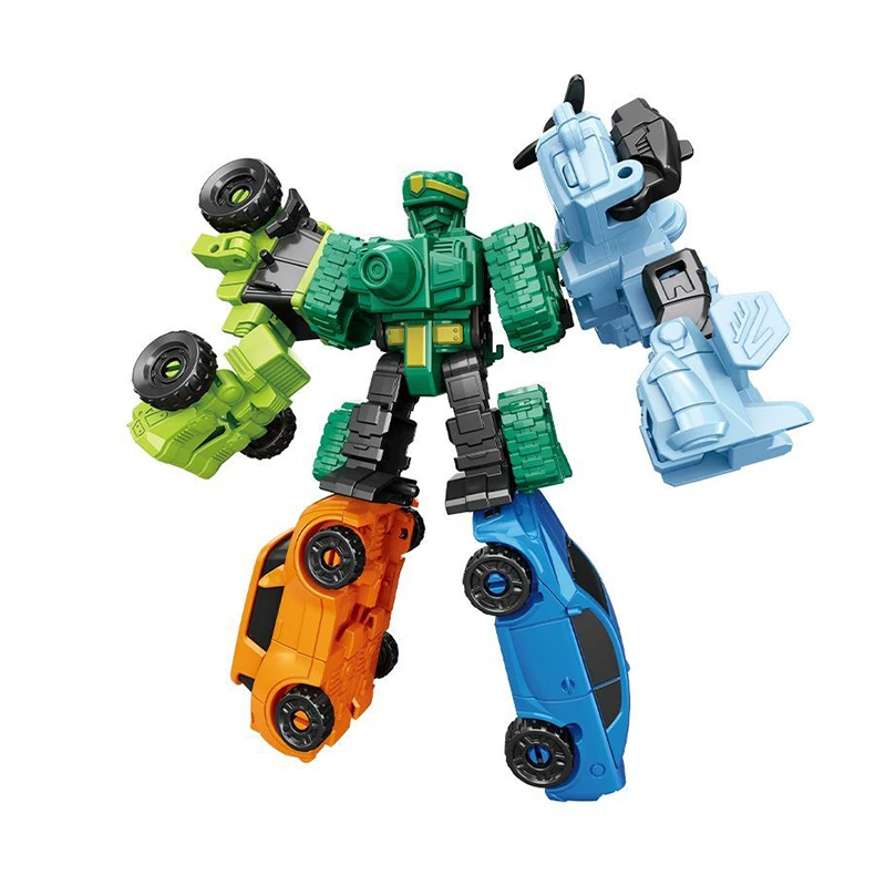 Figurine d'action à déformation 5 en 1, Robot transformateur, jouets et loisirs pour garçons et enfants, jeu interactif, modèle de collection, cadeau 6-12 +