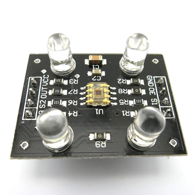 Sensor reconhecimento cor TCS230 TCS3200 Sensor cor Módulo reconhecimento cor Sensor reconhecimento cor