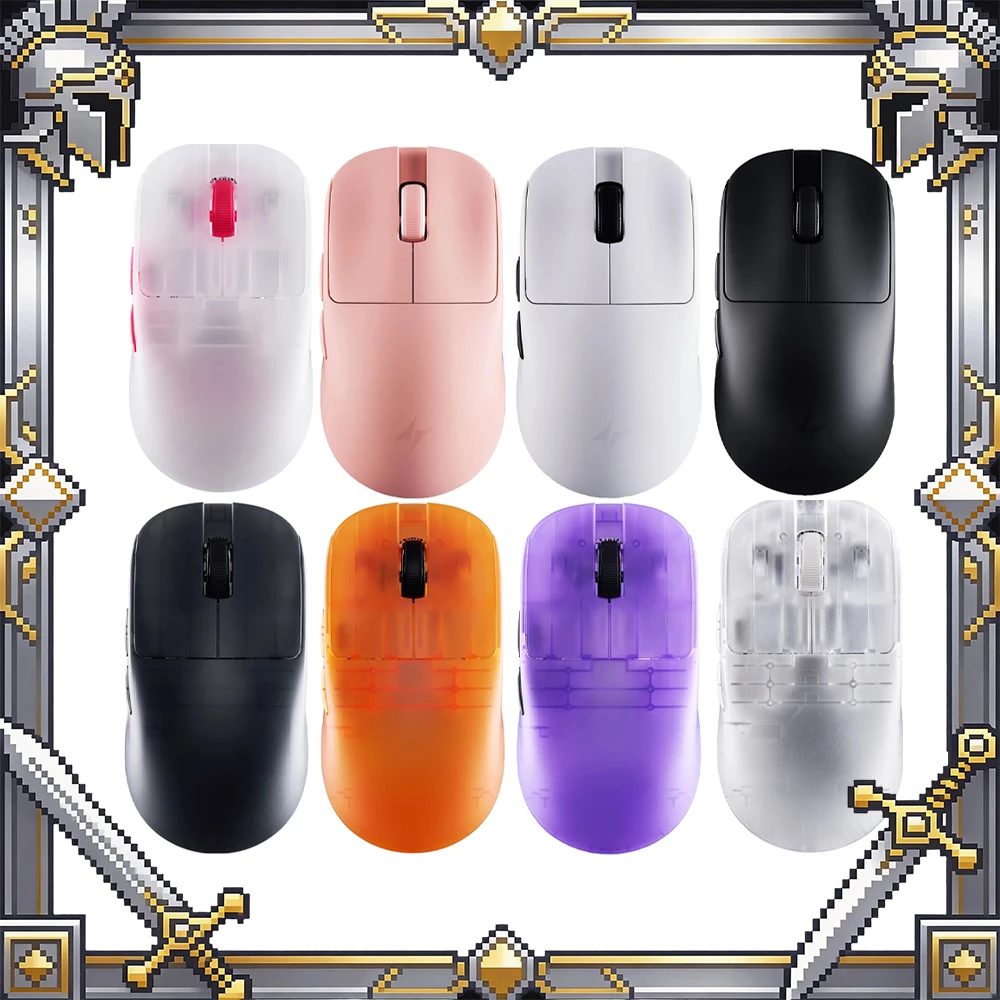 

ATK ZERO Transparent Wireless Mouse Nordic 54H20 Paw3950Ultra 39gram Lightweight Ergonomic Gaming Mice PC Accessories Valorant
