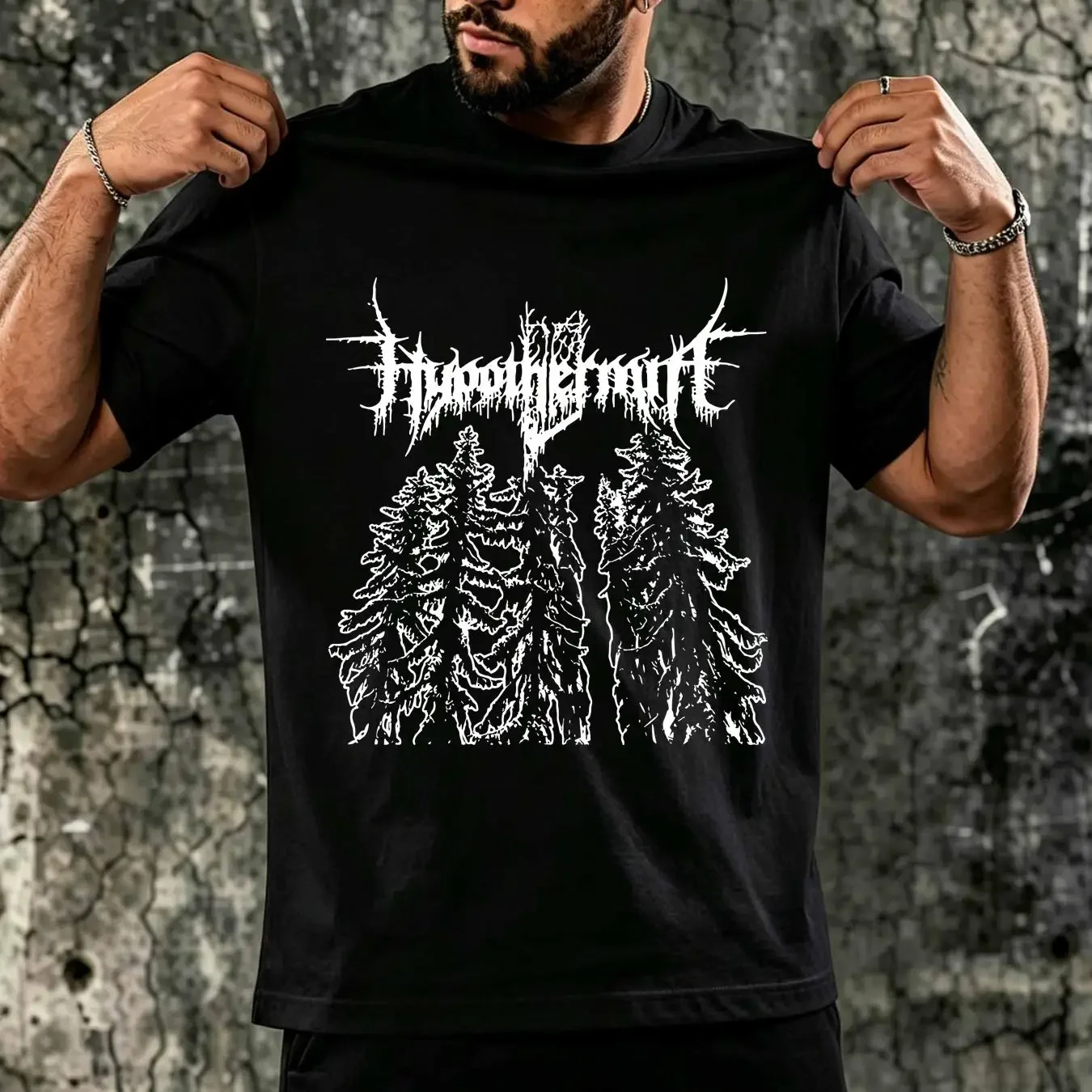washed T Shirt HYPOTHERMIA dsbm abyssic hate kall apati happy days nyktalgia lantlos vintage Washed designer clothes Breathable