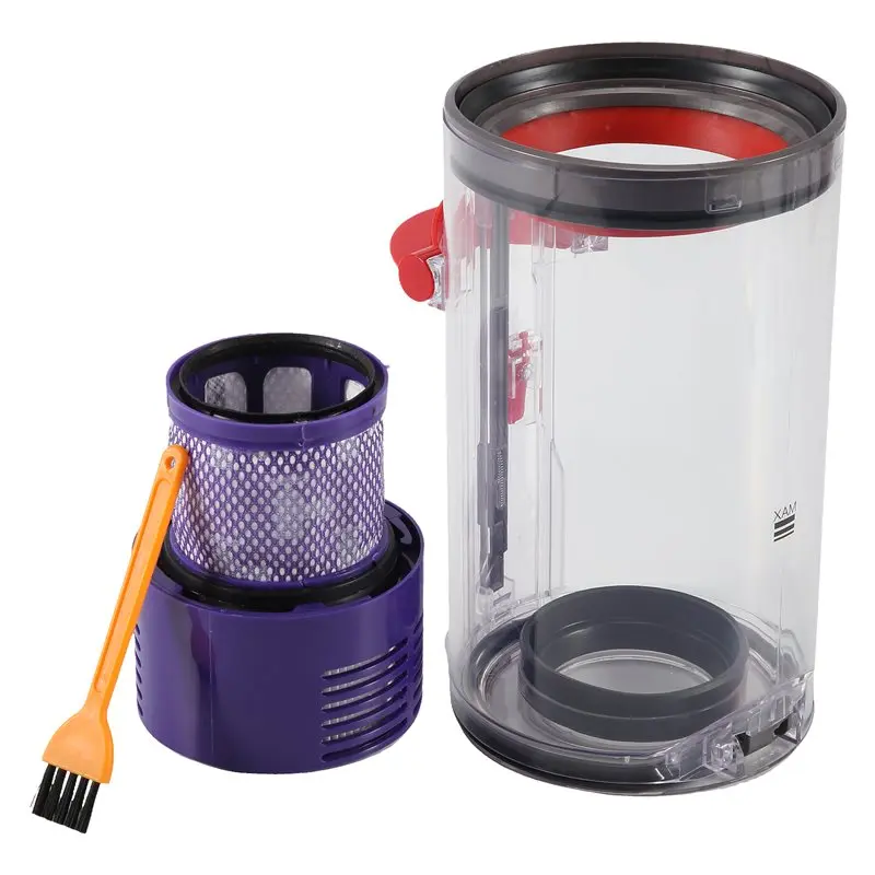RALCA-Dust Container With Filter Replacement Parts For Dyson V10 SV12 Animal And Absolute Vacuum Cleaner Accessories Dustbin