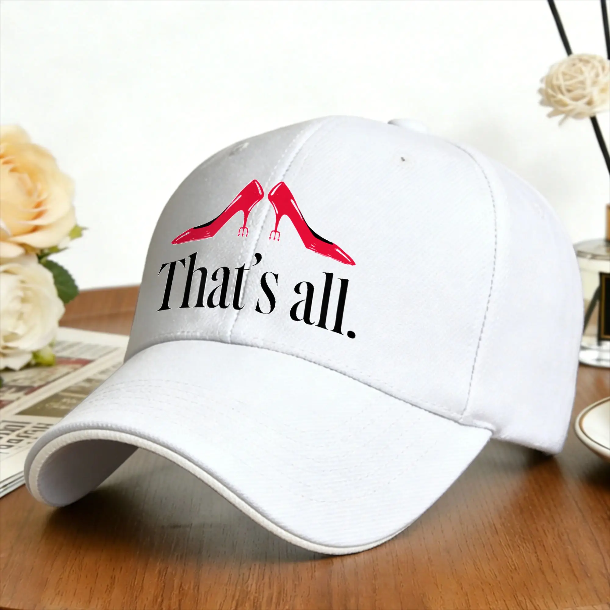 The Devil Wears Pradad Red High Heel Trident Baseball Cap Miranda Men Trucker Hat Spring Classic Outdoor Sports Baseball Caps