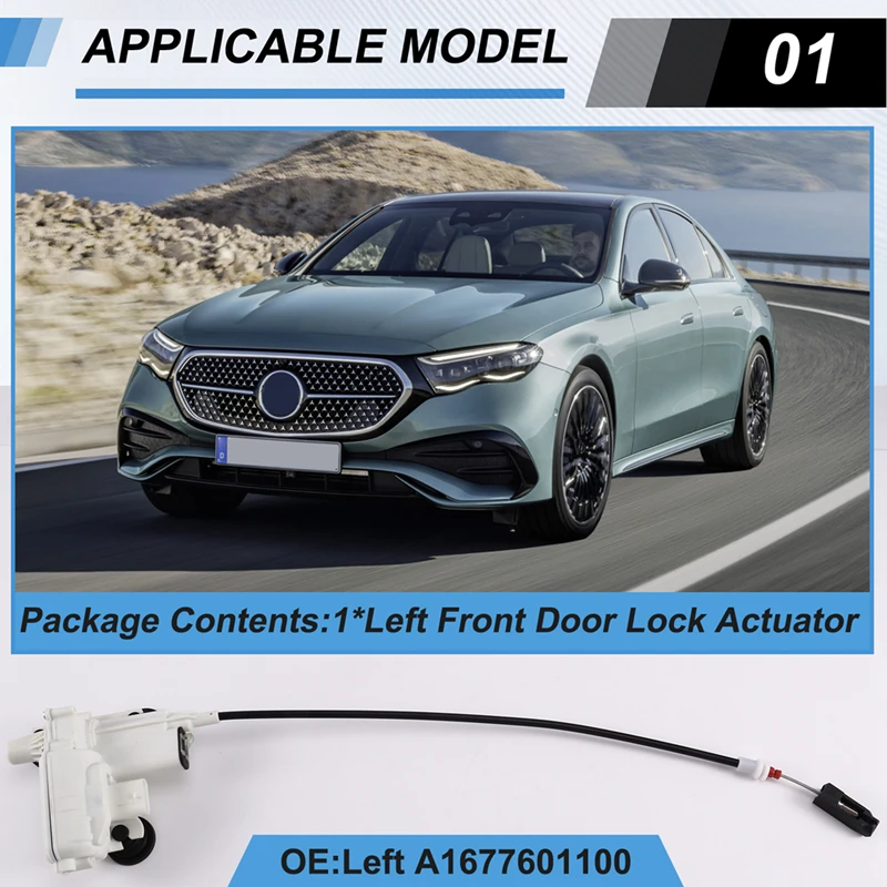 Super Sale Front Door Lock Actuator for Mercedes-Benz Door Lock Electric Suction Motor Left A1677601100