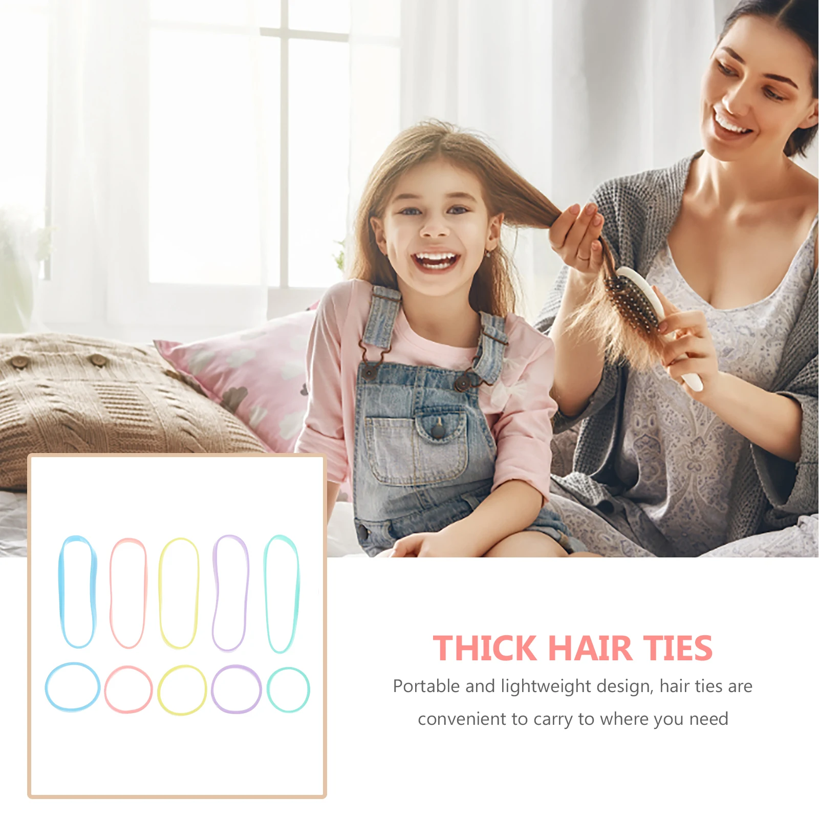 

High Elastic Hair Tie Band Mini Elastics Thick Ties Small Rubber Bands Colorful Disposable Maroon Hair Accessories