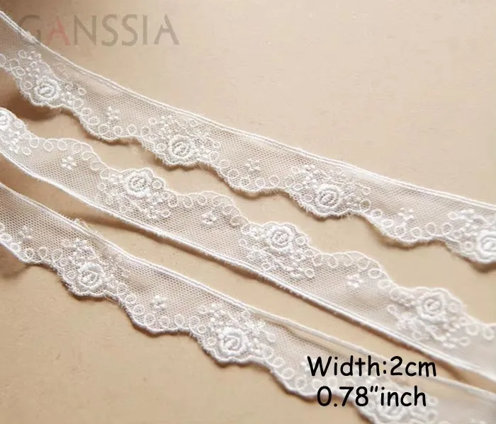Width:2.0cm( 0.8 inch) Kawaii rose design mesh lace,lace for diy,garment lace,sewing accessories,embellishment(ss-587)