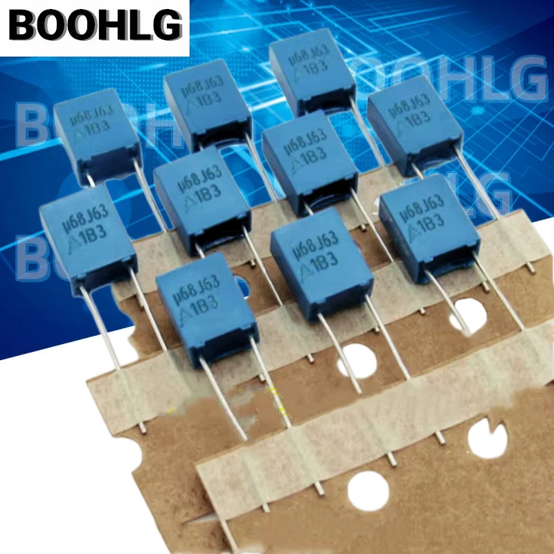 10pcs-50pcs 680nF 63V 5% Film Capacitor Hi-Fi Audio 684   u68